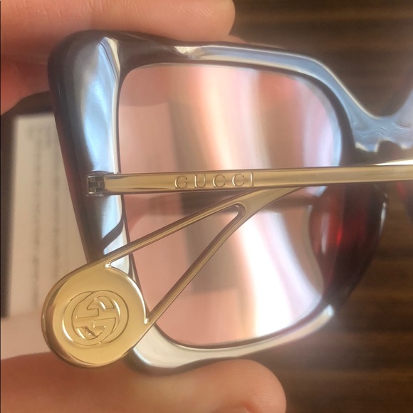 GUCCI Square Designer Luxury Sunglasses - Picture 6 of 8